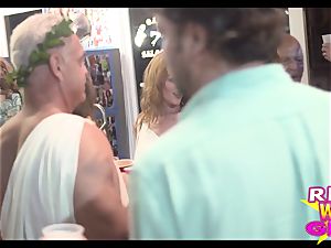 Street showing hoes at desire fest in Key West
