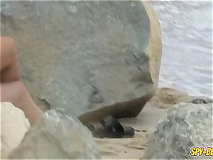 first-timer Beach cool panty bikini teenager - voyeur video
